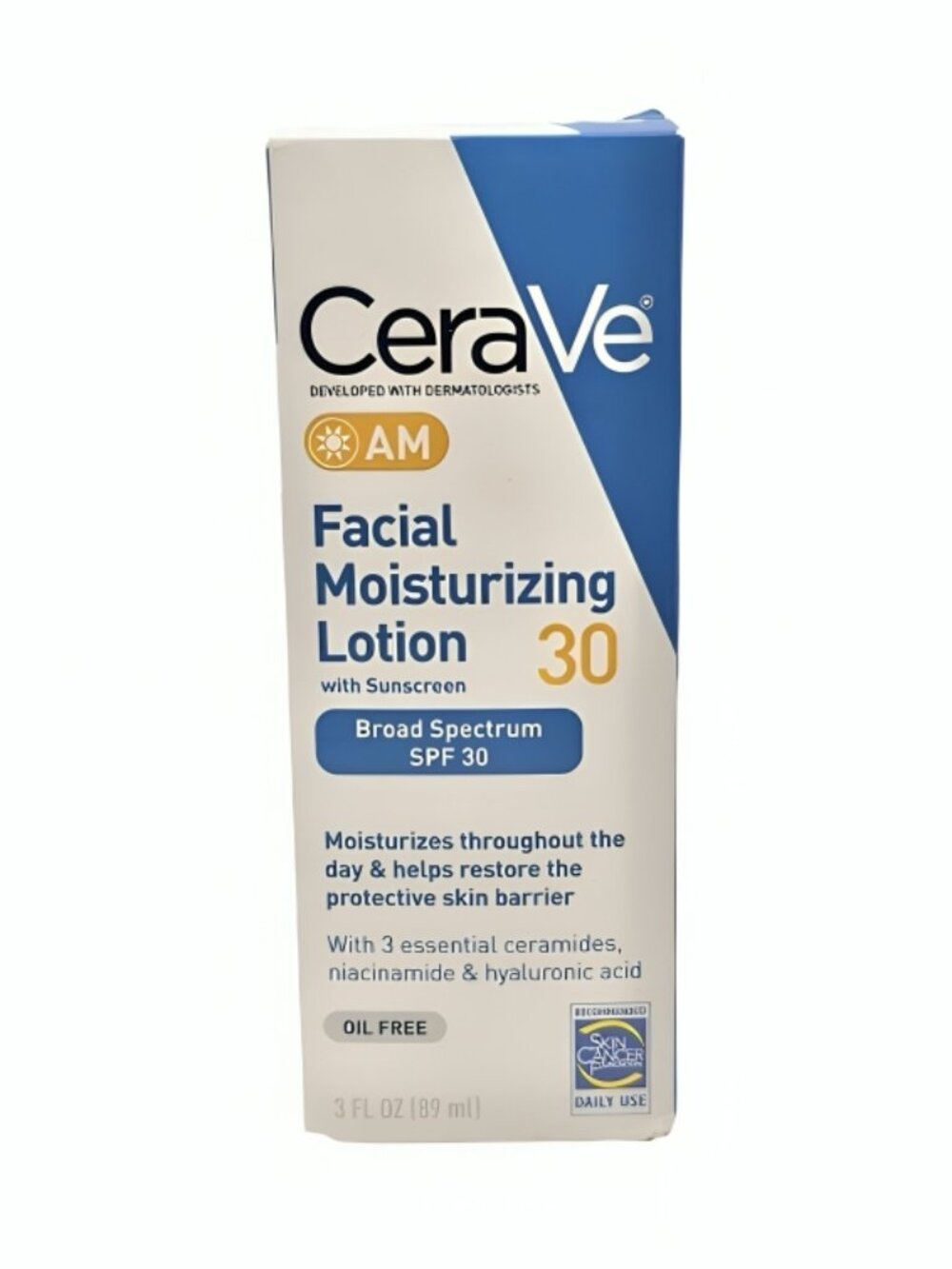 CeraVe AM Facial Moisturizing Lotion SPF 30 Sunscreen 3oz New
